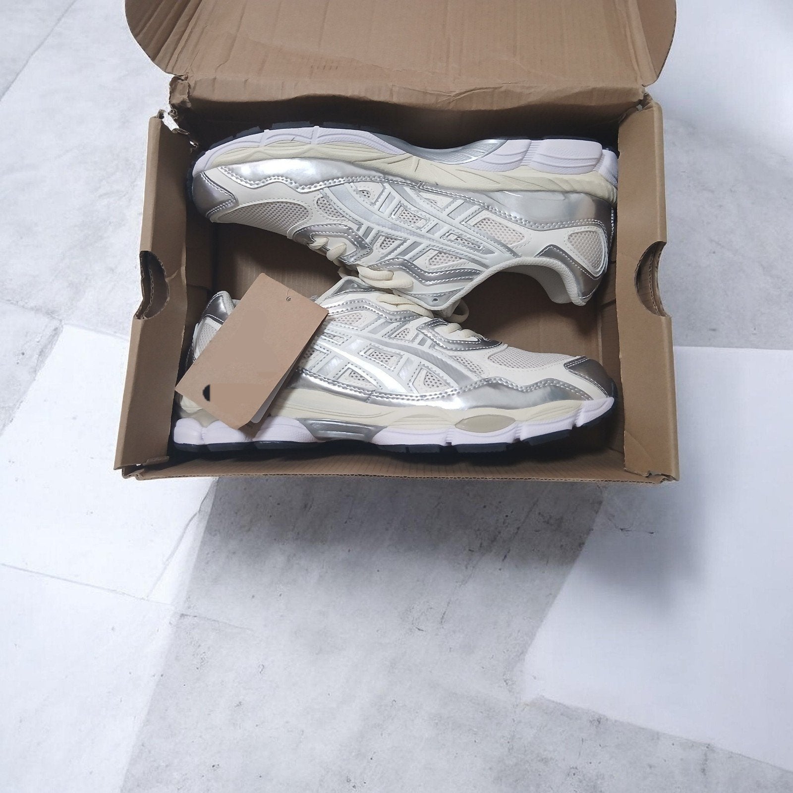 ASICS GEL-NYC Sneakers - Nieuw met licht beschadigde doos, Wit, Nieuw, Ophalen of Verzenden, Sneakers of Gympen