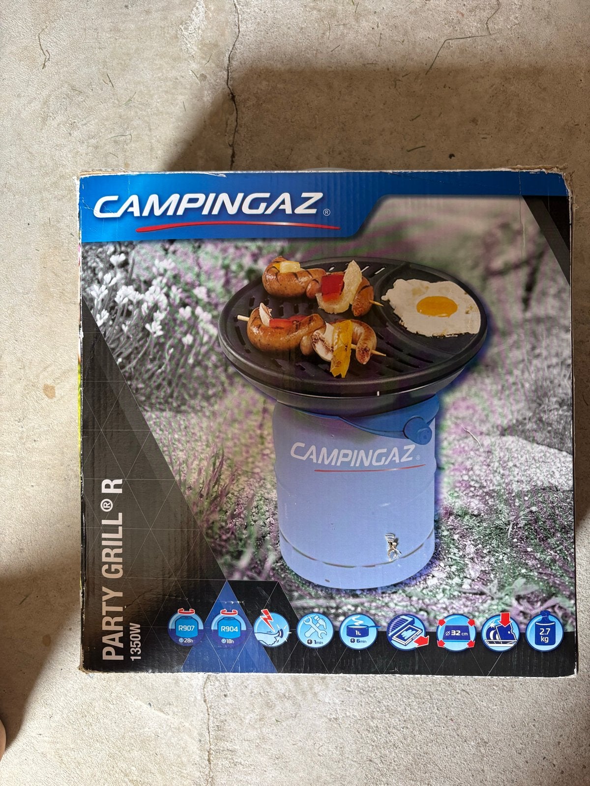 Campingaz Party Grill 1350W - Compacte Camping BBQ, Ophalen, Zo goed als nieuw