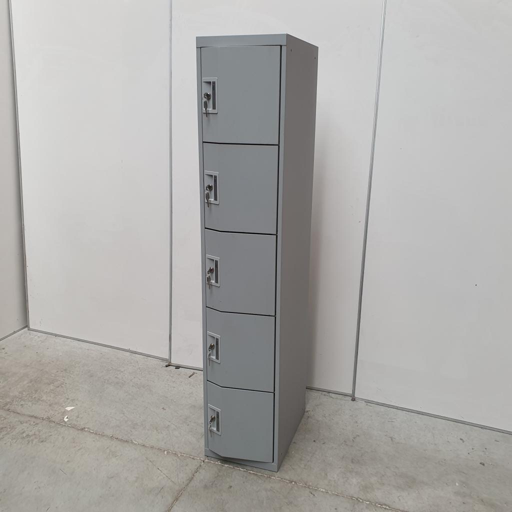 5-deurs Sono lockerkast - 181x35x50 cm, Niet ingevuld, Gebruikt, Niet ingevuld, Niet ingevuld