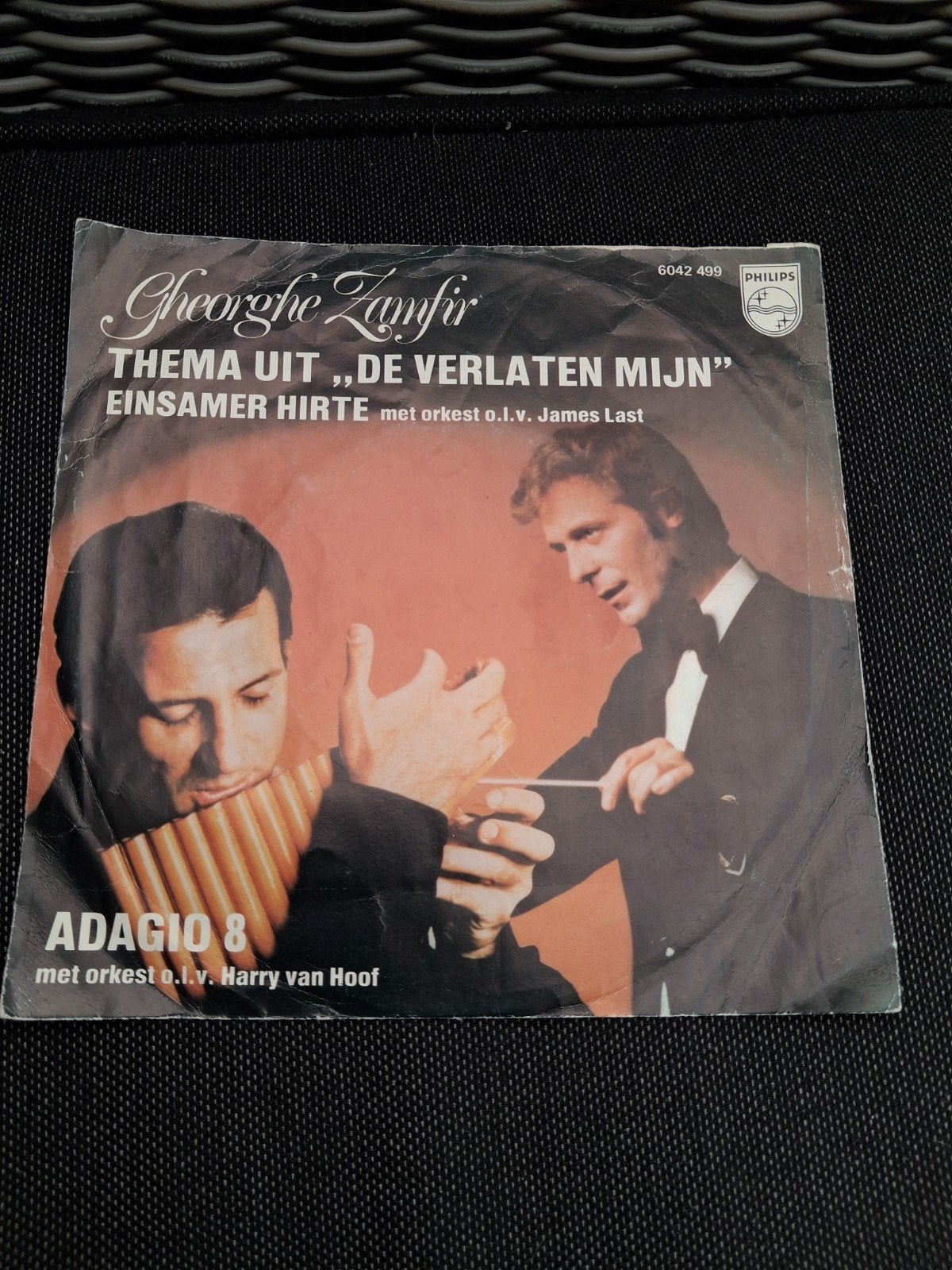 Gheorghe Zamfir - Thema uit "De Verlaten Mijn" Single, Cd's en Dvd's, Vinyl Singles, Ophalen of Verzenden, Gebruikt, Klassiek