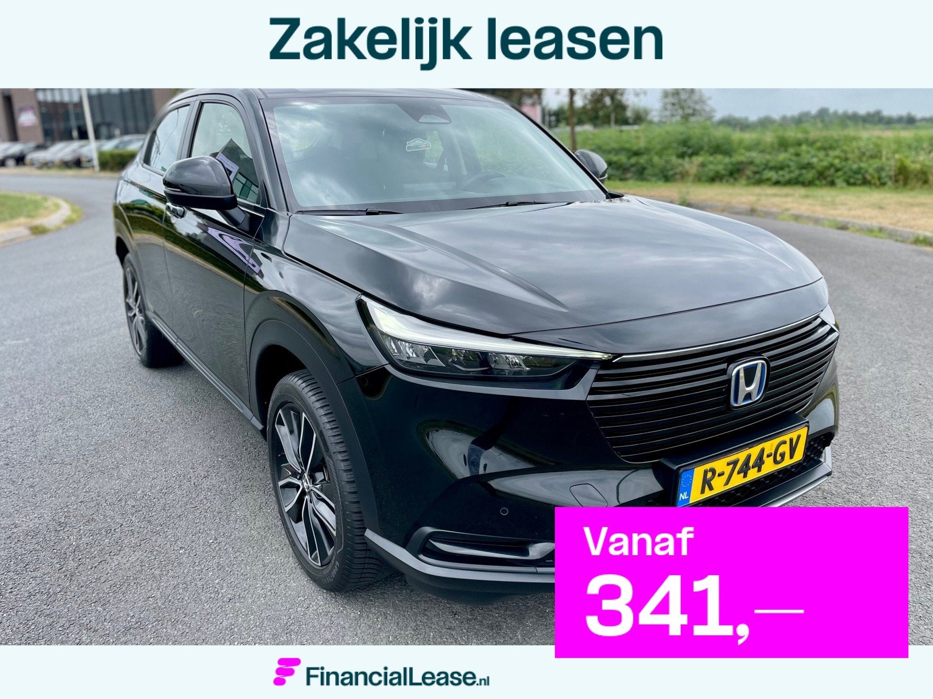 Honda HR-V 1.5 e:HEV Elegance Aut, Acc, Cam, Pdc, Navi, Stoe, Stof, Zwart, Origineel Nederlands, Hybride Elektrisch/Benzine