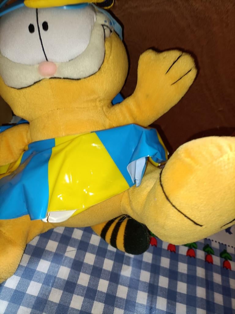 Garfield knuffel met snorkel en zwemband*, Ophalen of Verzenden, Zo goed als nieuw, Overige typen