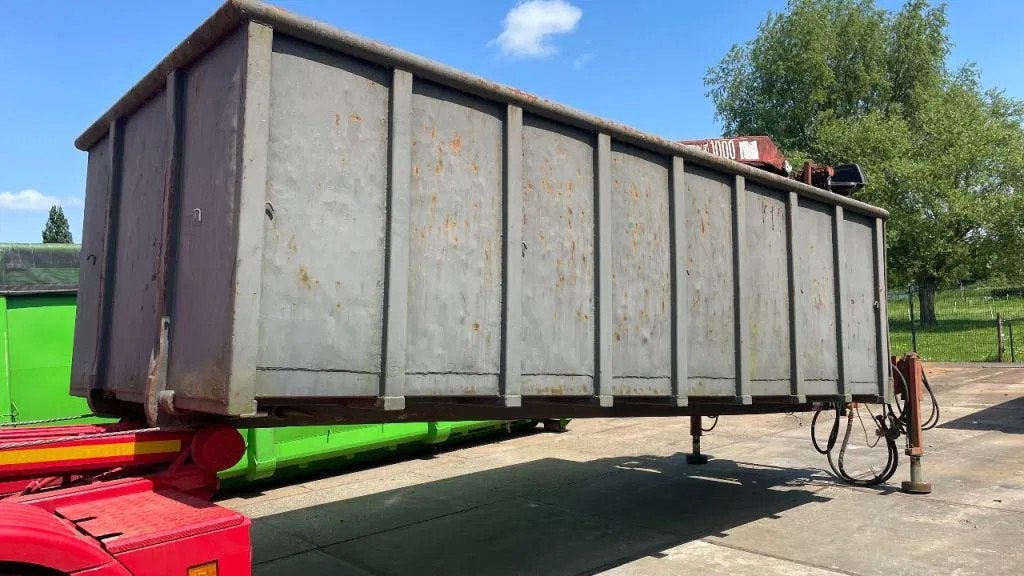 Schenk 20 kuub container bak + kraan Hiab 10 ton 2x uitschui, Zakelijke goederen