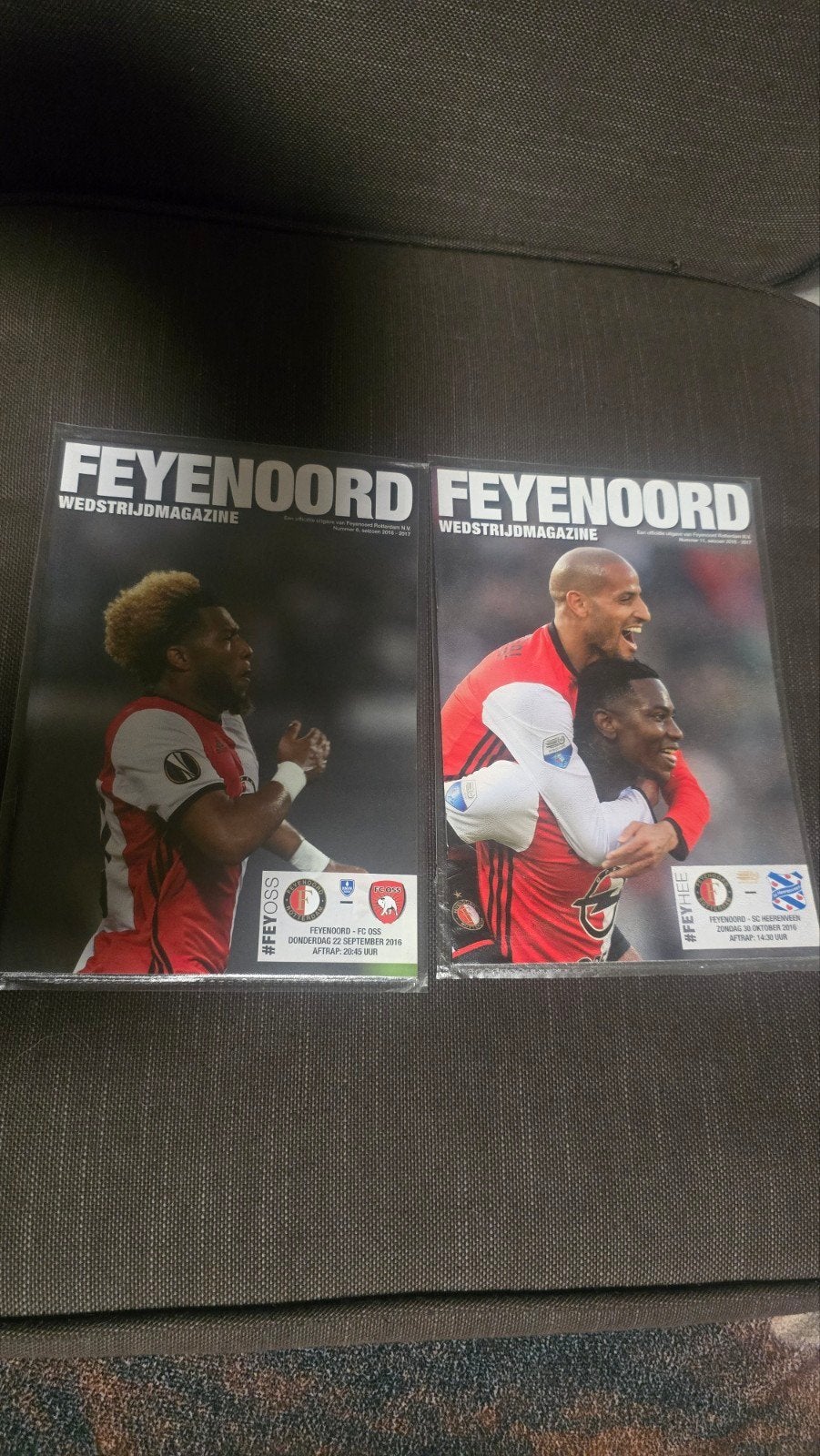 Feyenoord Wedstrijdmagazines - 2016 Collectie, Ophalen of Verzenden, Zo goed als nieuw, Feyenoord