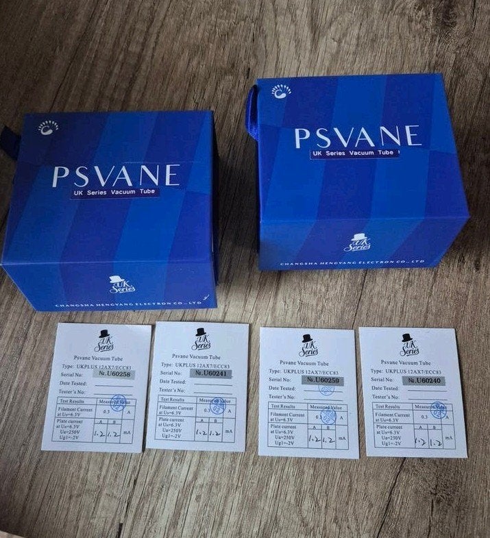 PSVANE UK Series Vacuümbuizen (4 stuks), Audio, Tv en Foto, Overige merken, Overige systemen, Nieuw, Ophalen of Verzenden
