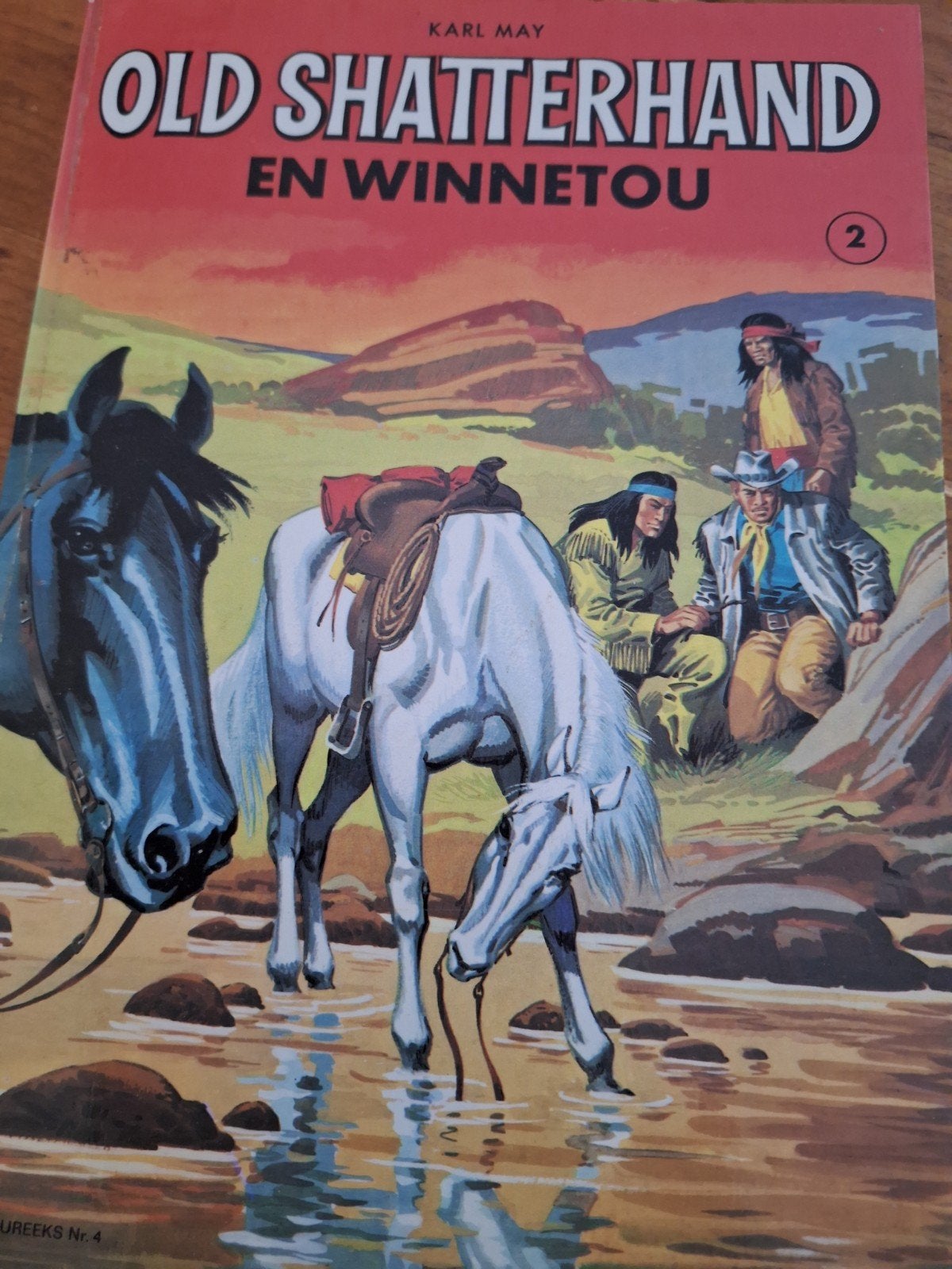 Old Shatterhand en Winnetou - Karl May (deel 2), Eén stripboek, Ophalen of Verzenden, Gelezen, Karl May