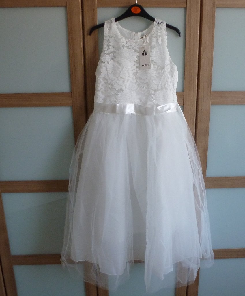 Communiejurk / Bruidsmeisjesjurk, Kleding | Dames, Ophalen, Nieuw, Wit, Bruidsmeisjeskleding