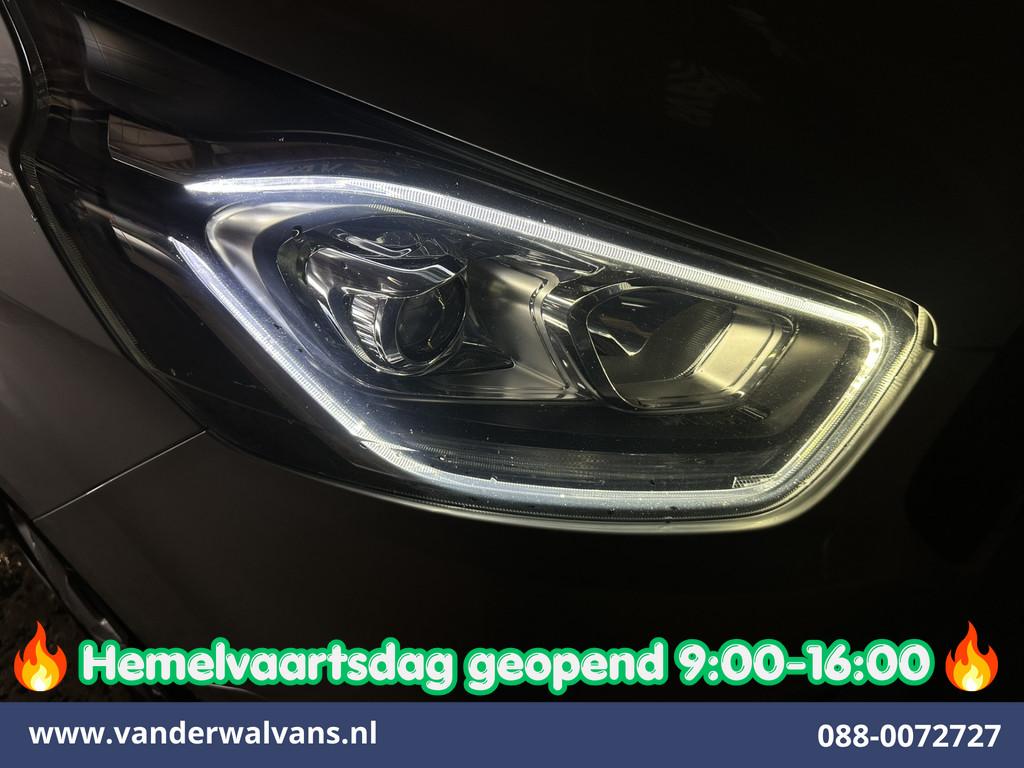 Ford Transit Custom 2.0 TDCI 131pk L2H1 Dubbele Cabine Euro6, Auto's, Stof, Gebruikt, 4 cilinders, 2800 kg