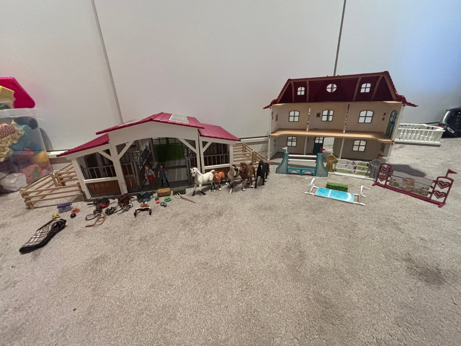 Schleich paarden manege, Ophalen, Zo goed als nieuw