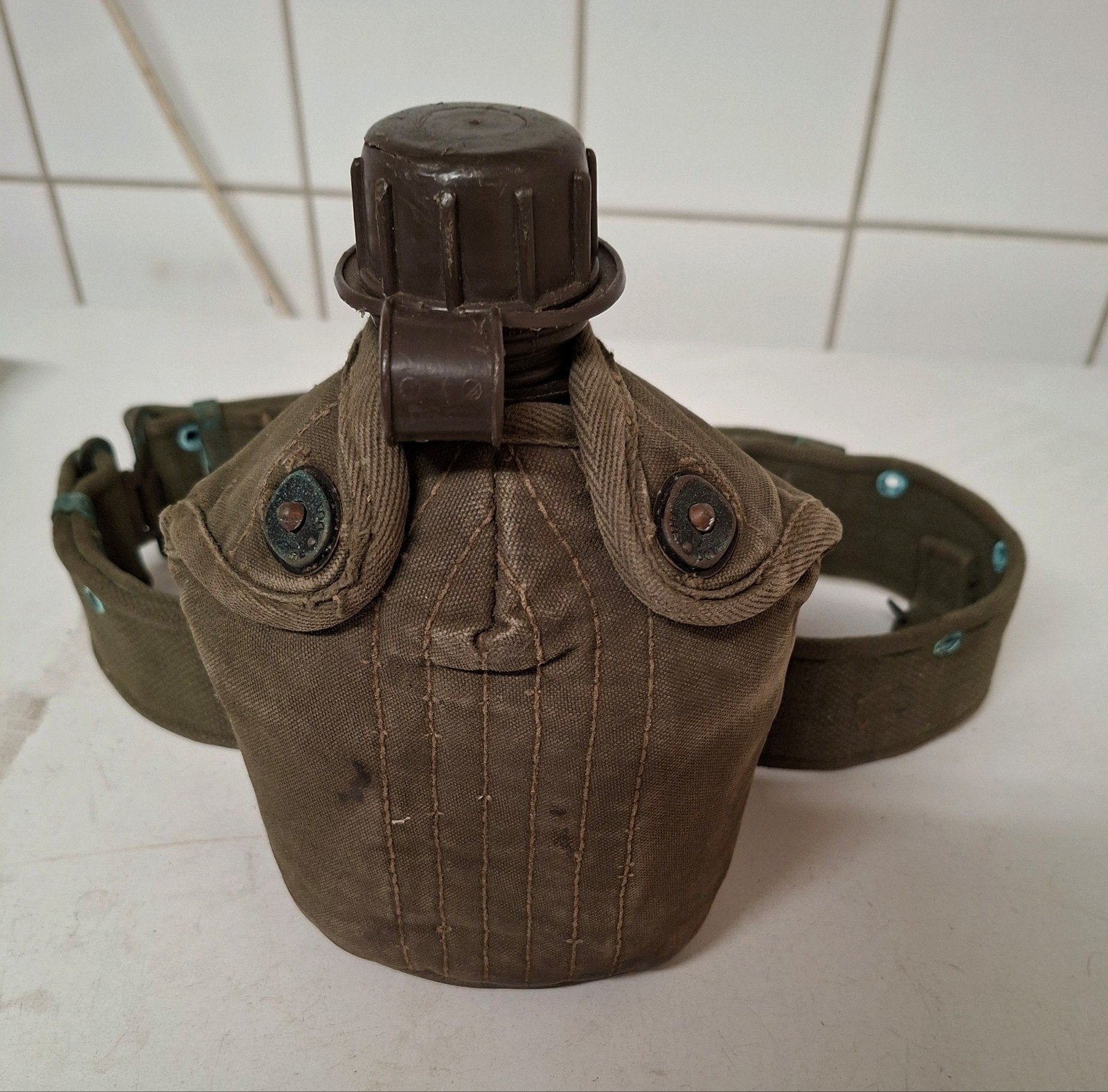 Veldfles militair + koppel ( riem ), Ophalen, Nederland, Overige typen