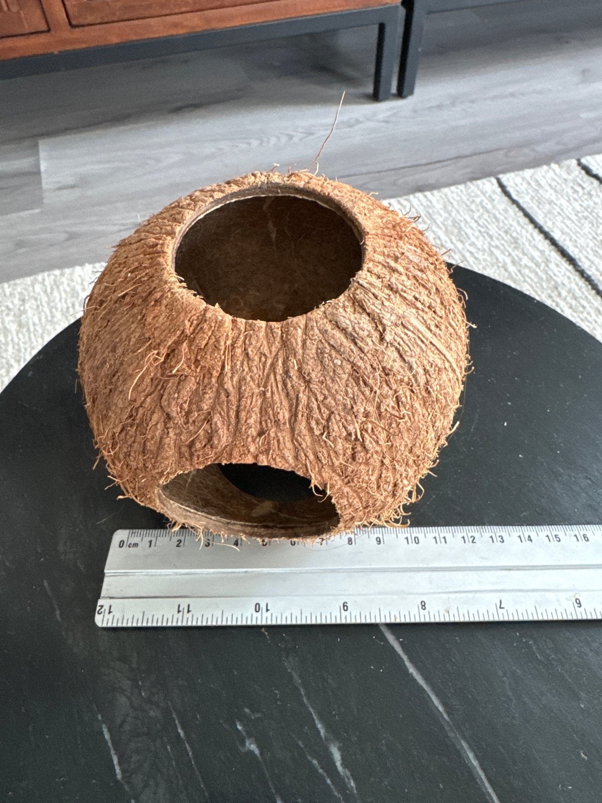 hamster kokosnoot huisje, Ophalen of Verzenden, Zo goed als nieuw, Knaagmateriaal
