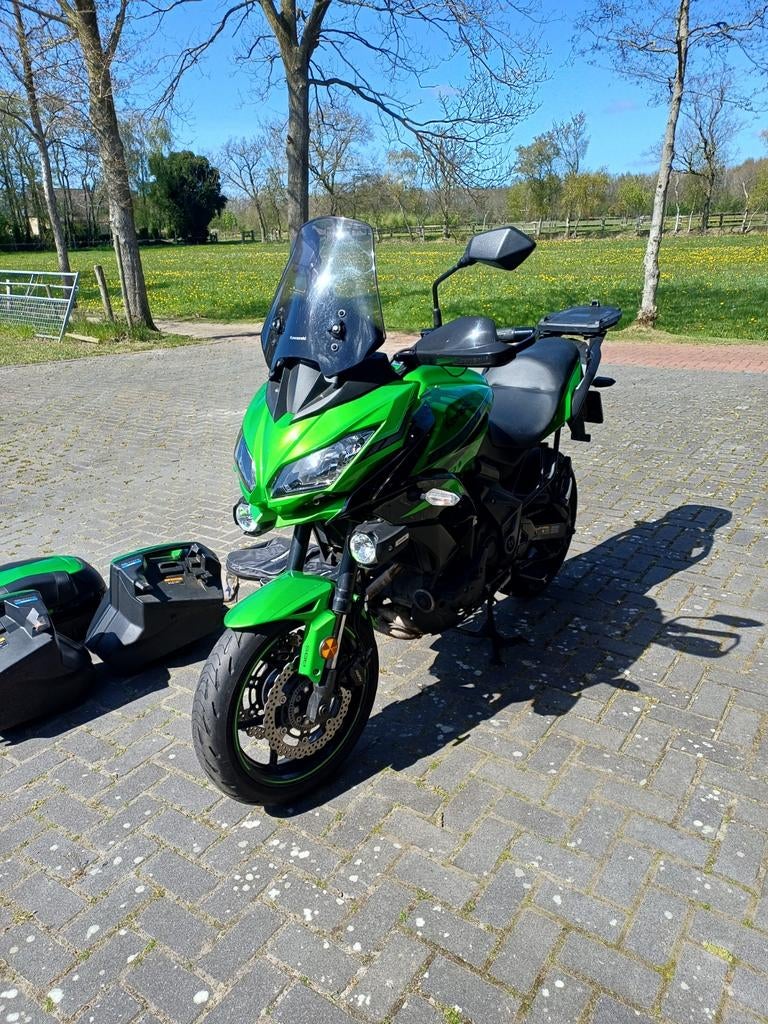 Kawasaki Versys 650 - Groen, Toermotor met Koffers, 2 cilinders, Gebruikt, Particulier, Meer dan 35 kW