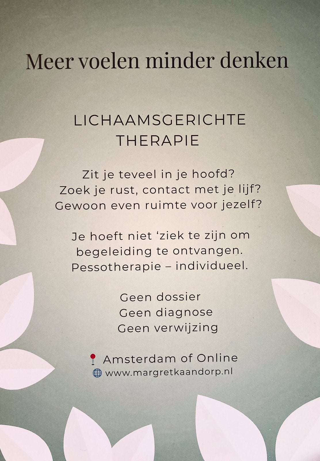 Coaching en lichaamsgerichte therapie, Persoonlijke ontwikkeling