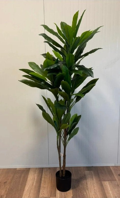 Grote kunstplant Dracaena - 200 cm, Binnen, Groen, Plantweg 10, 1234 AB Groenstad, Onderhoudsvrij