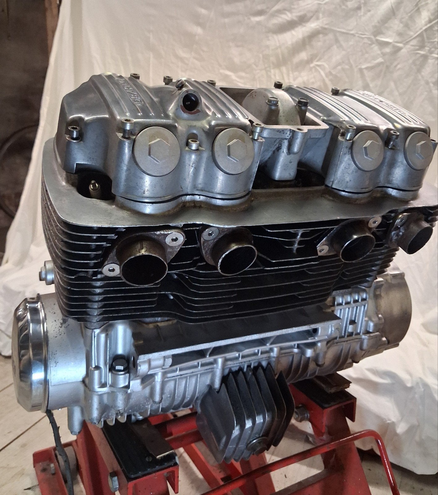 Honda CB750 K5 SOHC motorblok 1975 blok + diverse onderdelen, Motoren, Ophalen, Gebruikt