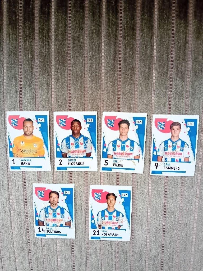 6 plaatjes - SC Heerenveen, Verzamelen, Ophalen of Verzenden, Zo goed als nieuw, Overige binnenlandse clubs, Poster, Plaatje of Sticker