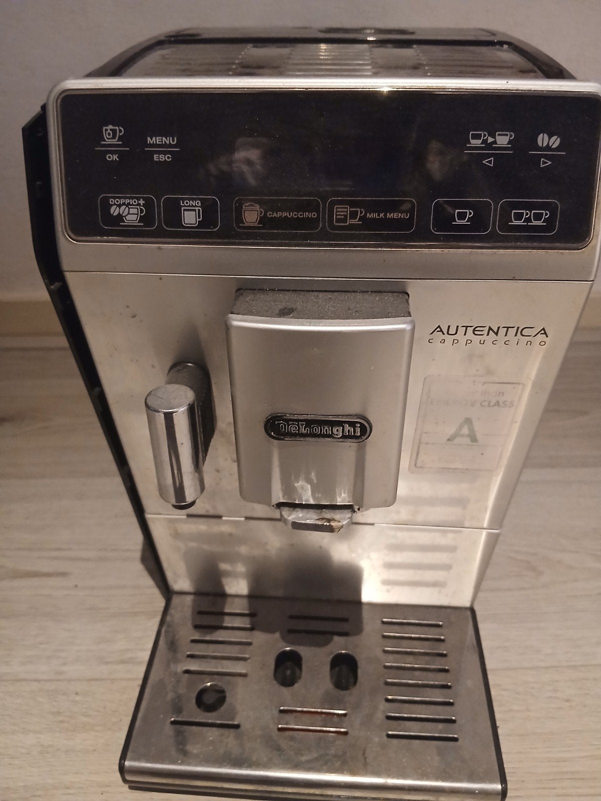 Authentica koffiezet apparaat, Ophalen