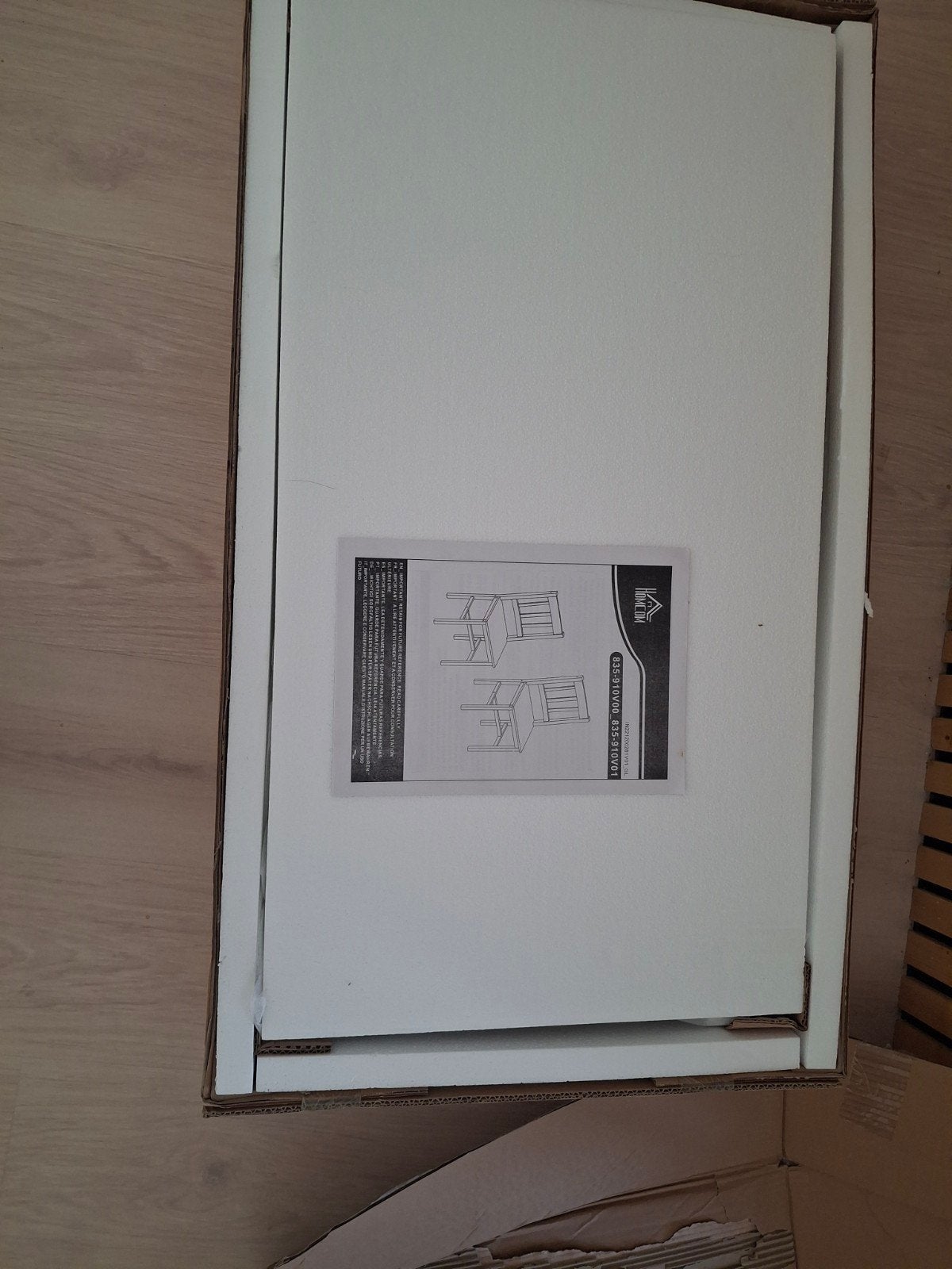 Nieuwe Homcom meegroeistoel, wit, in doos, Ophalen of Verzenden, Nieuw, Meegroeistoel