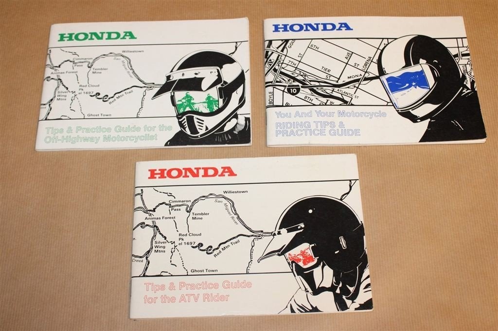 Honda — Motor & ATV Instructieboekjes Set [3 Delen], Ophalen of Verzenden, Gelezen