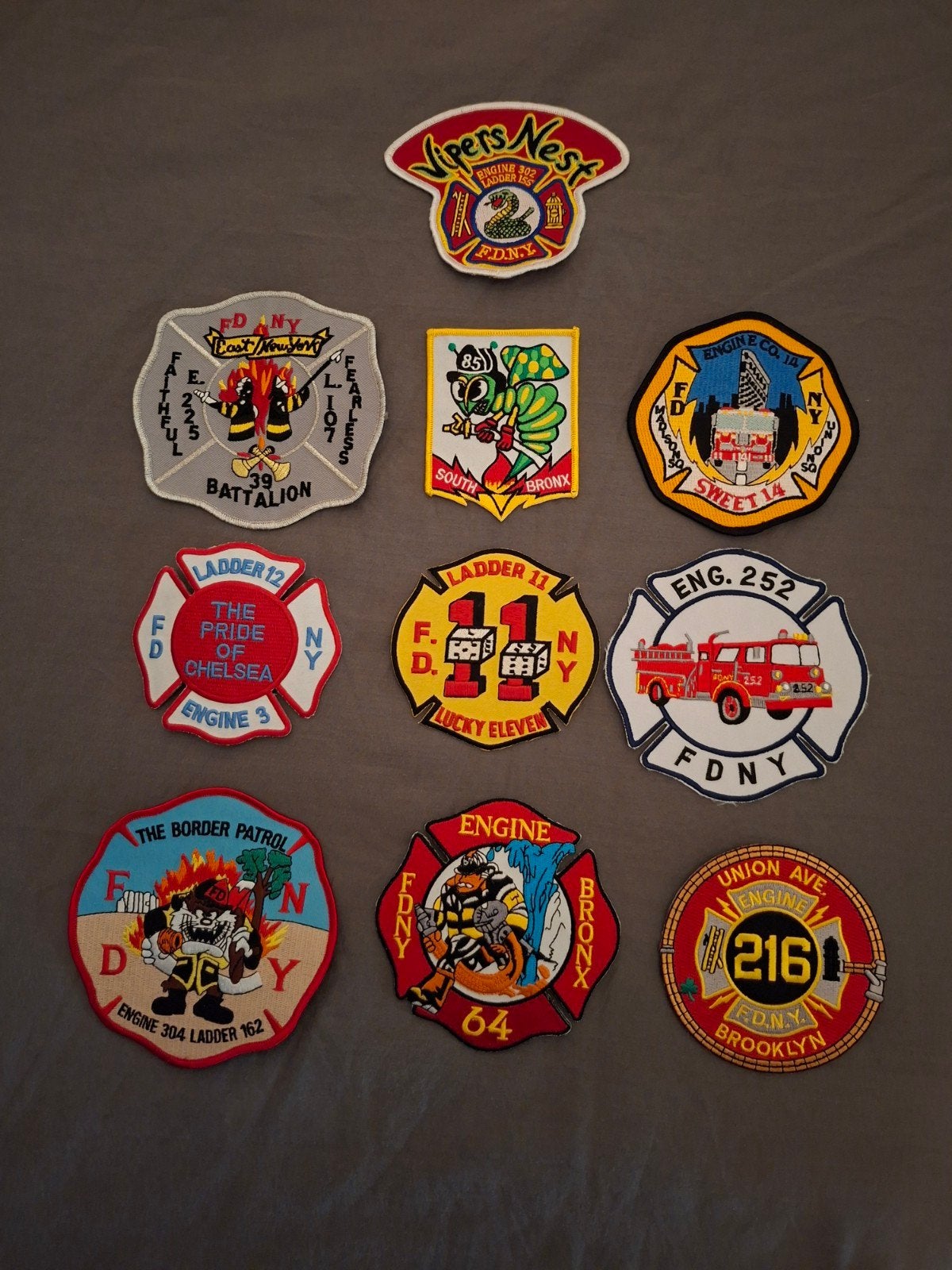 FDNY Brandweer Emblemen - Diverse Collectie Patches, Ophalen of Verzenden, Nieuw, Overige typen