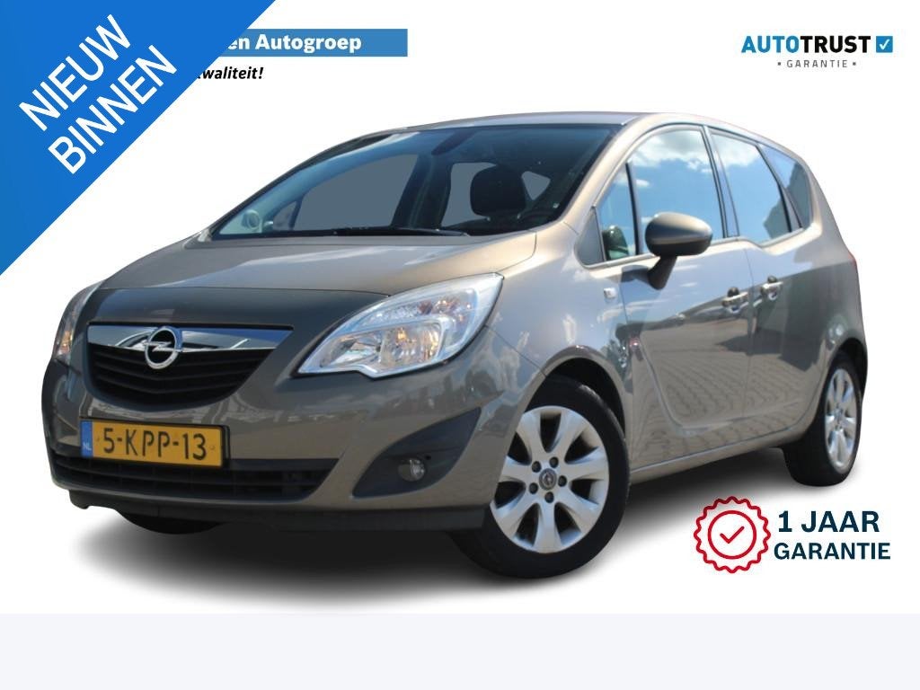 Opel Meriva 1.4 Turbo Berlin Incl. 12 maanden garantie | Air, Auto's, Voorwielaandrijving, Euro 5, Stof, Gebruikt