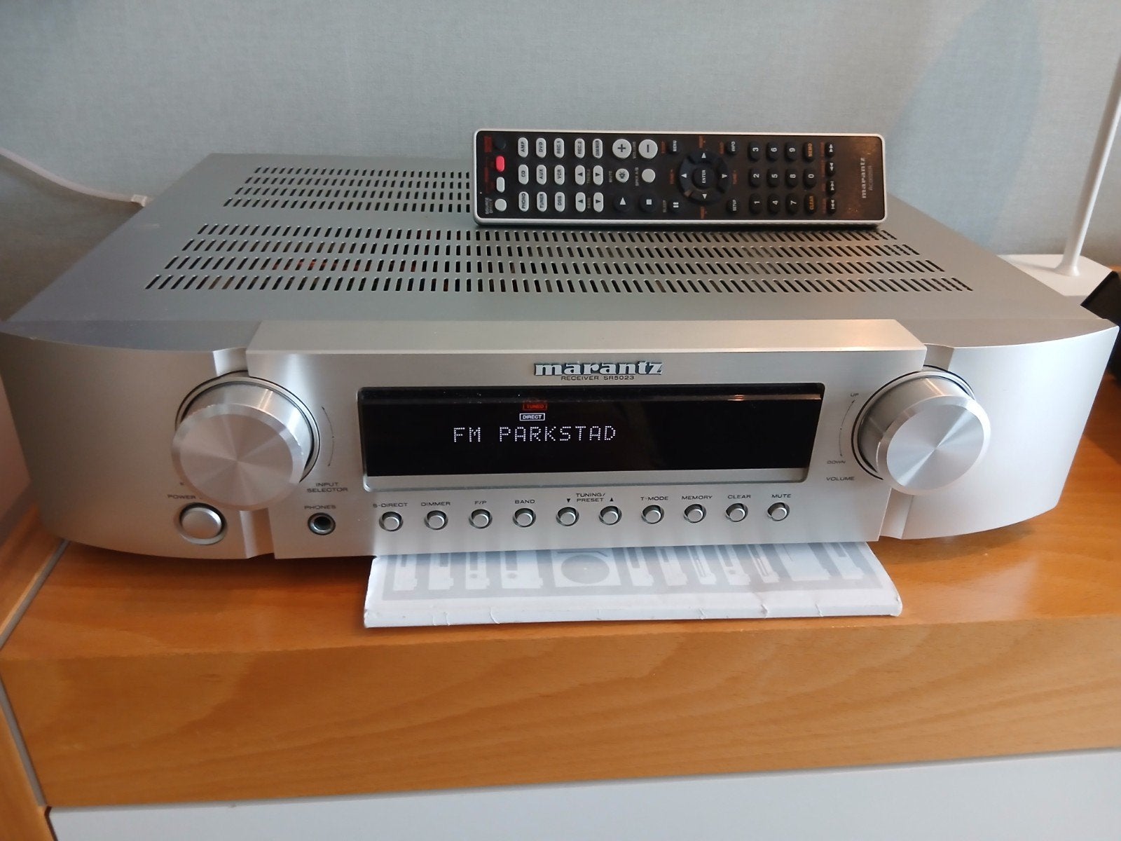 Marantz Stereo Receiver SR5023 met Phono, Zo goed als nieuw, 60 tot 120 watt, Stereo, Ophalen