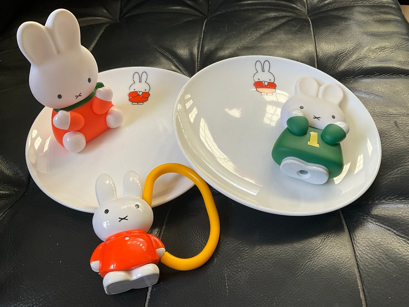 Miffy Nijntje rammelaars en bordjes, Ophalen of Verzenden, Gebruikt, Rammelaar