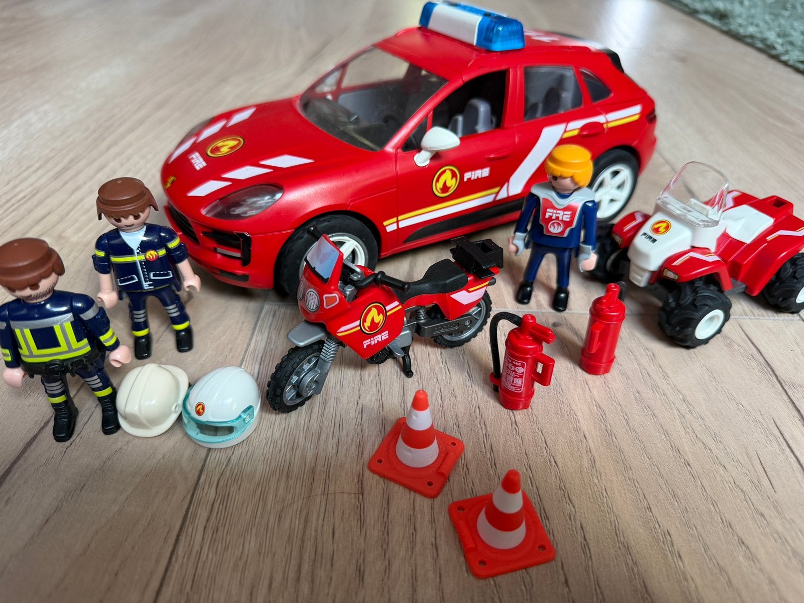 Playmobil brandweer set, Ophalen of Verzenden, Zo goed als nieuw