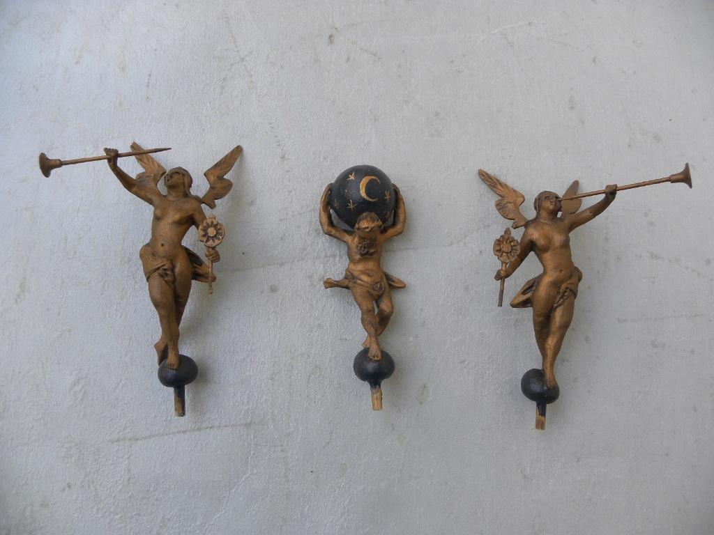 Beeldengroep Friese klok 16 cm, Ophalen of Verzenden