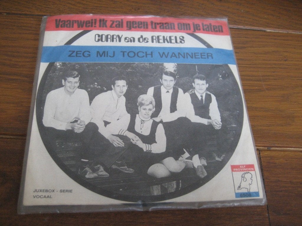 60s nl corry en de rekels singles, Gebruikt, 7 inch, Single, Ophalen of Verzenden