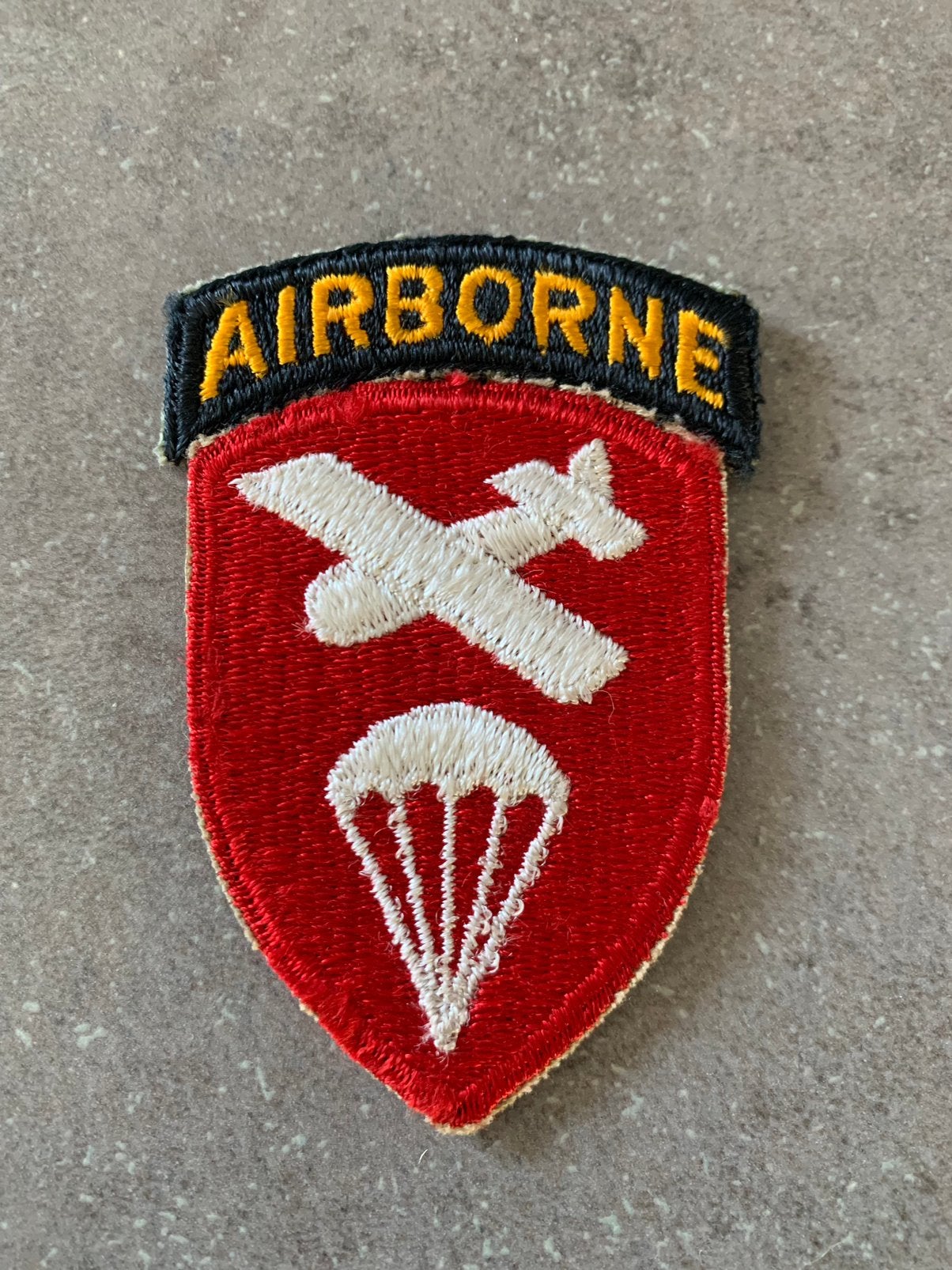 US WW2 Airborne command patch 82nd / 101st paratrooper, Ophalen of Verzenden, Luchtmacht, Amerika, Embleem of Badge