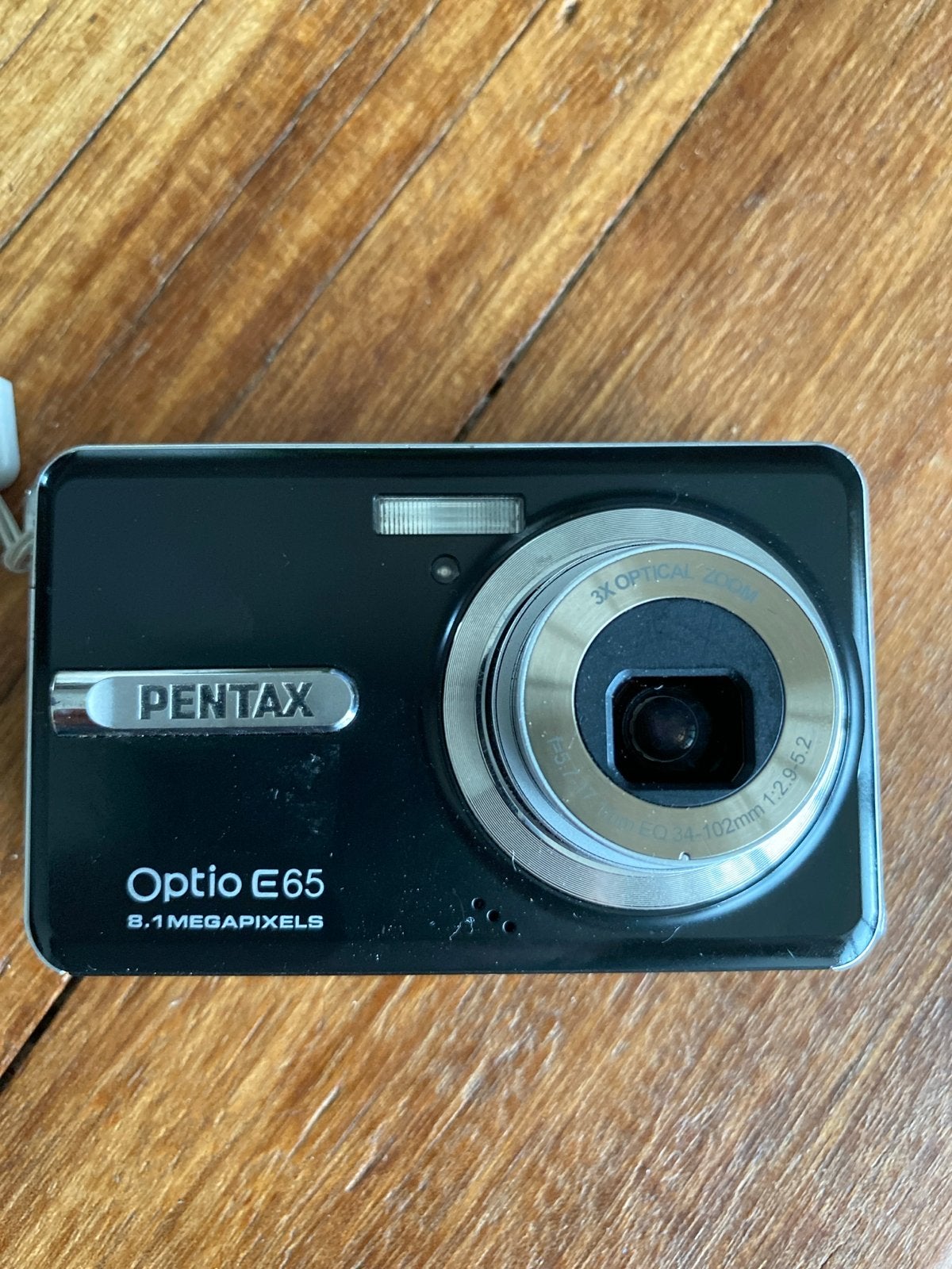 Pentax Optio E65 Compactcamera 8.1 Megapixels, Gebruikt, Ophalen of Verzenden, Compactcamera, 4 t/m 7 keer