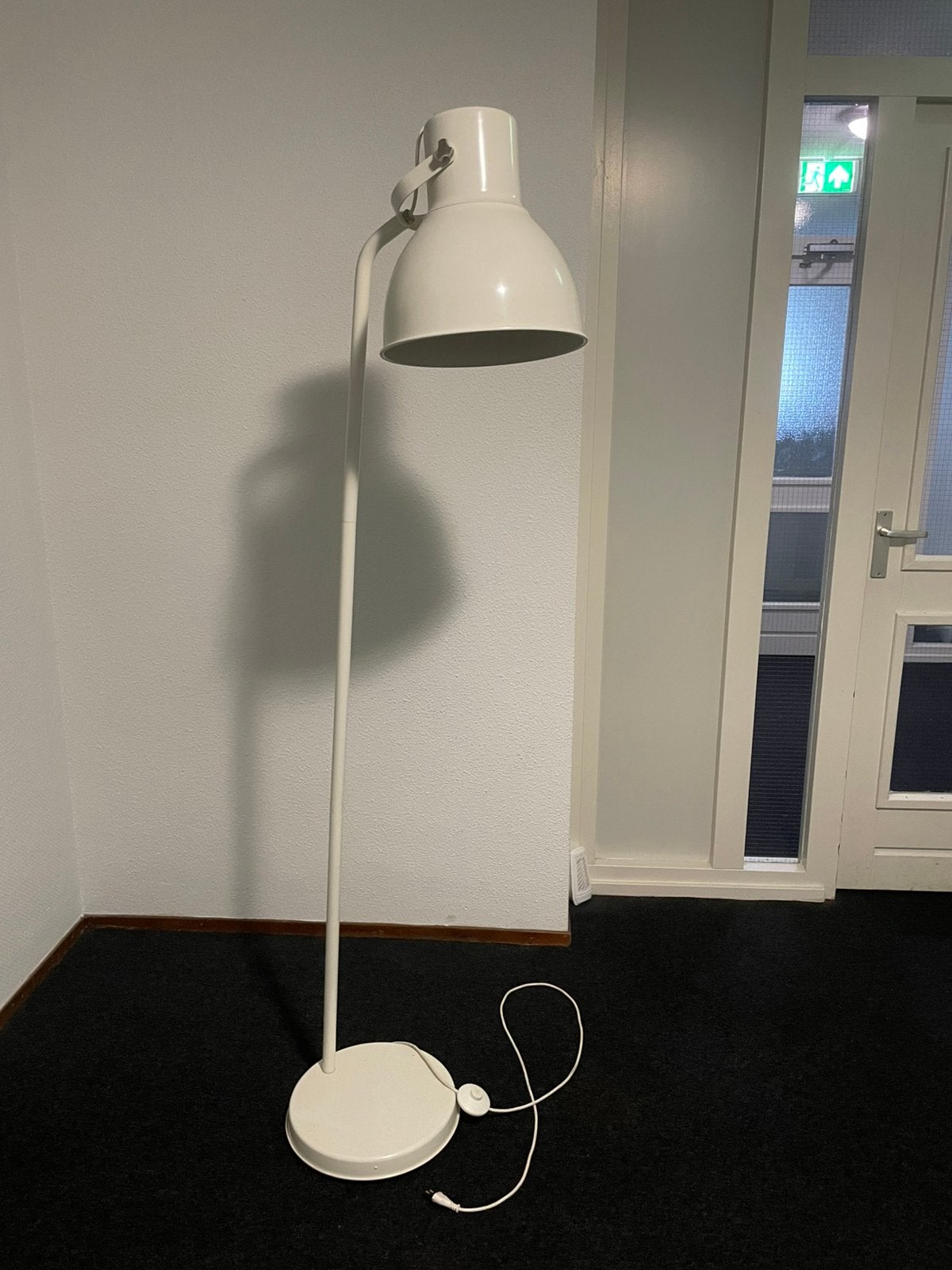 IKEA Hektar staande lamp wit, Ophalen, Gebruikt, 150 tot 200 cm