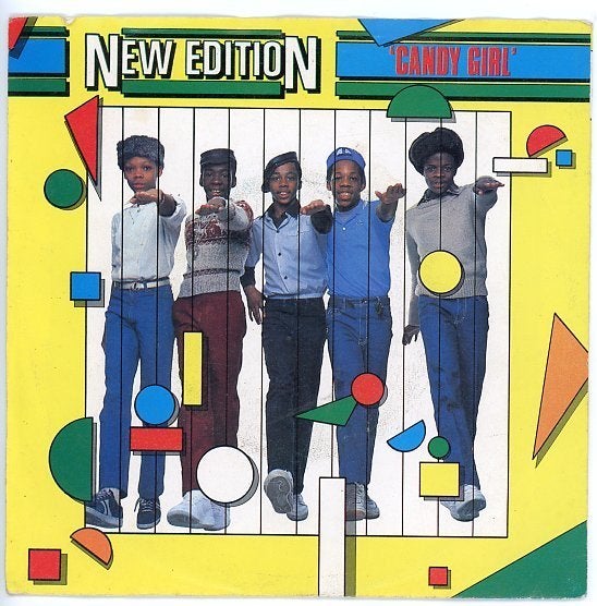 Top 40- Single van New Edition uit 1983 - made in holland, Gebruikt, 7 inch, Ophalen of Verzenden, Beschermende buitenhoes