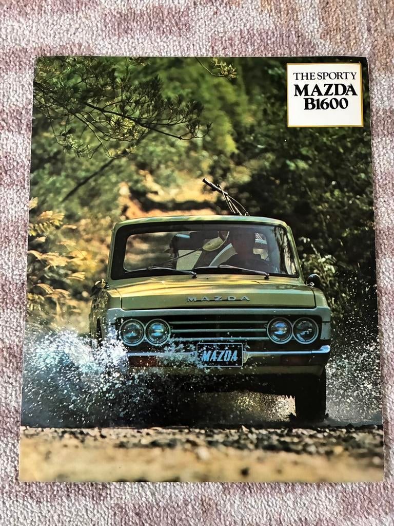 Mazda B1600 brochure, Ophalen of Verzenden, Zo goed als nieuw, Mazda