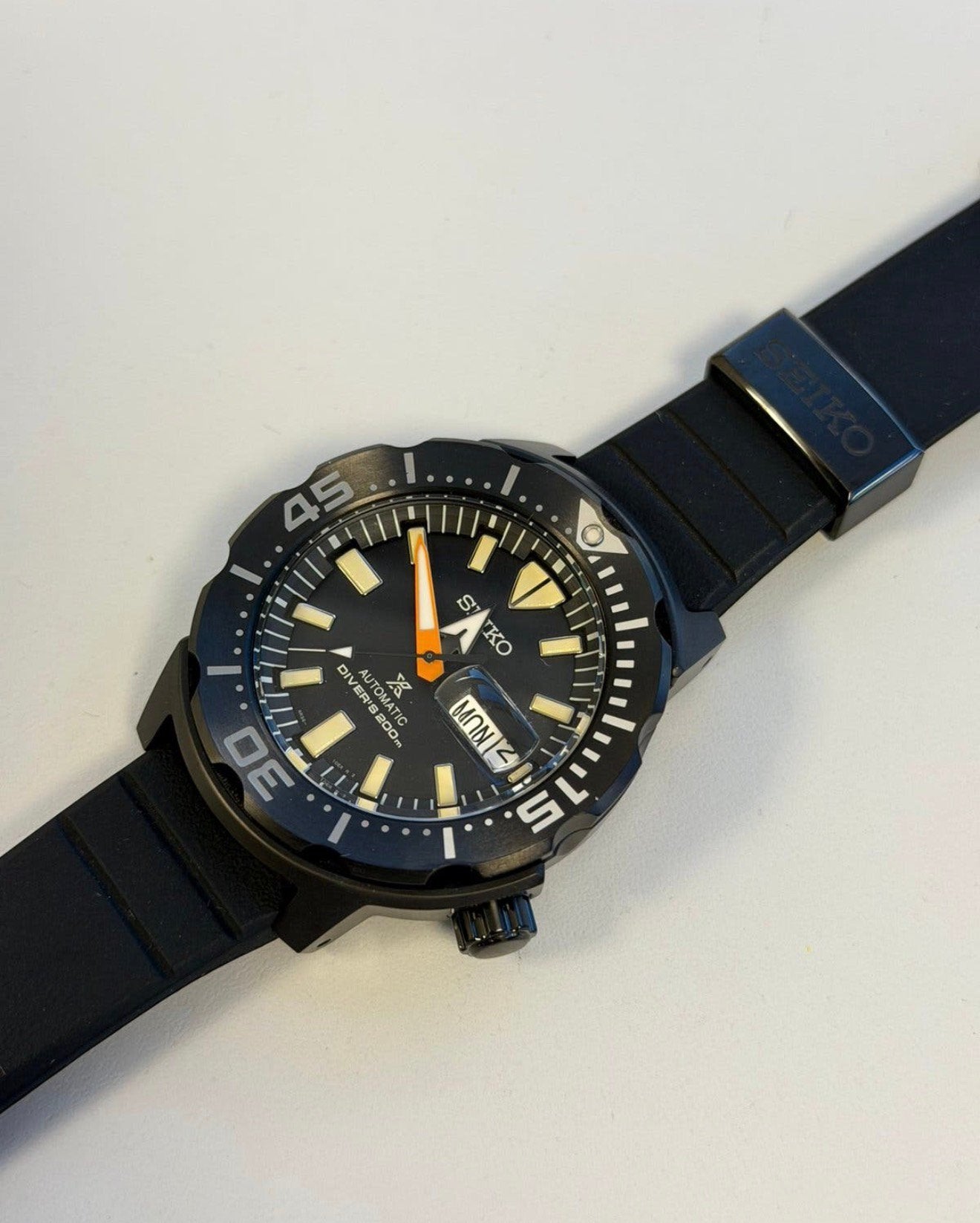 Seiko Prospex Black Monster - Limited Edition automatic, P, Zwart, P, P