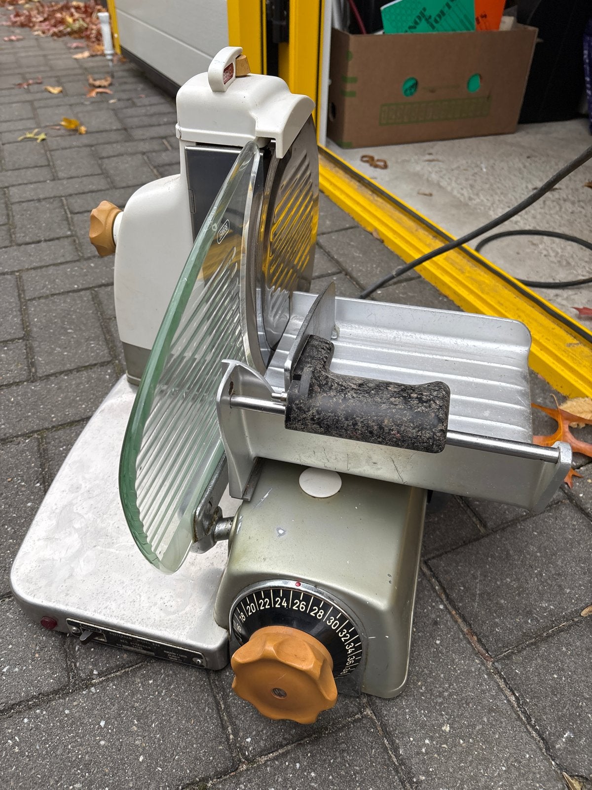 Vintage Berkel Vlees Snijmachine Model 836 - Gebruikt, Ophalen, Gebruikt, Metaal, Snijmachine