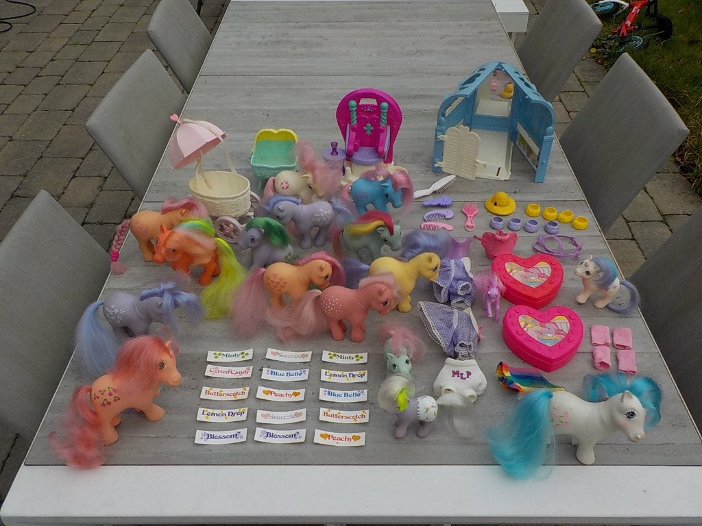 grote oude vintage My Little Pony verzameling Hasbro G1, Kinderen en Baby's, Speelgoed | My Little Pony, Ophalen of Verzenden