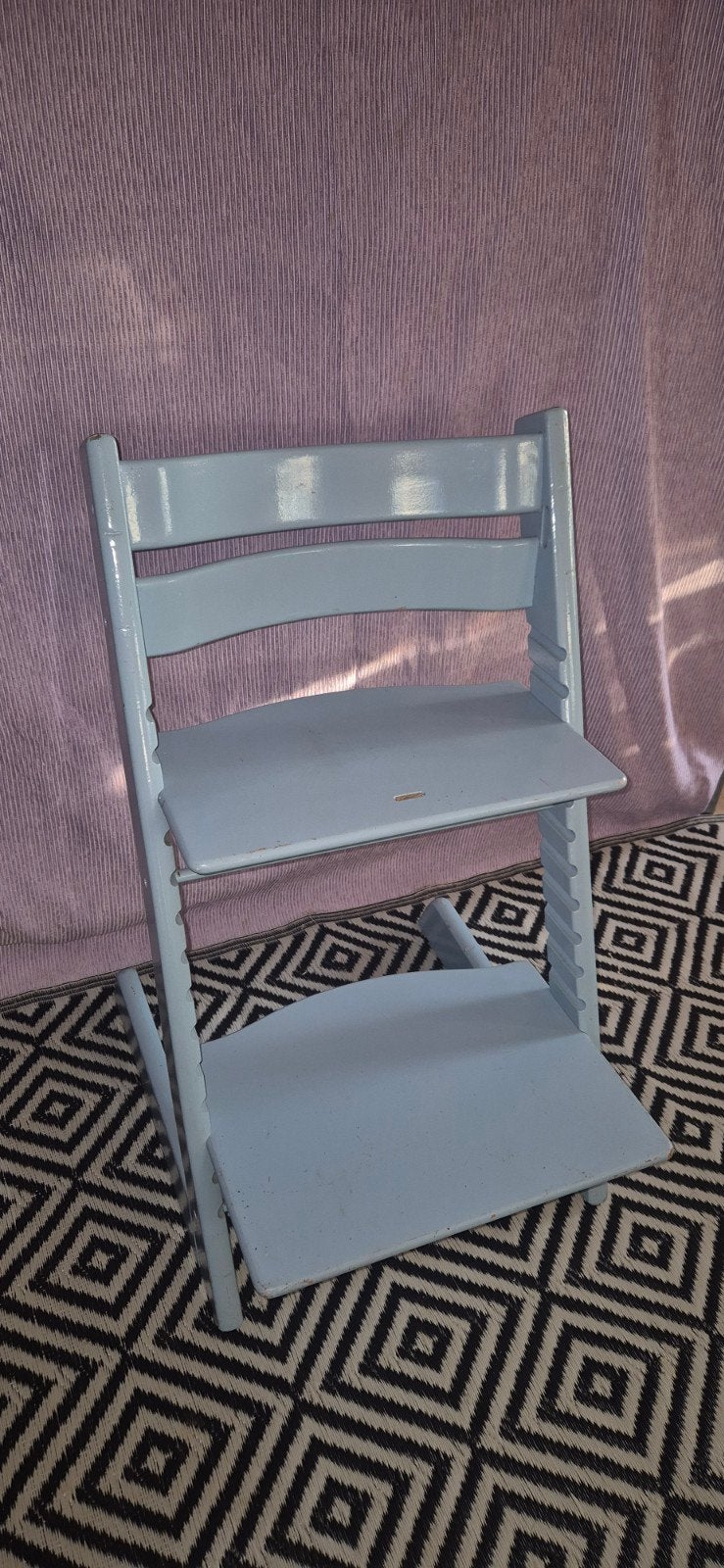 Stokke Tripp Trapp meegroeistoel - oud model, geverfd, Ophalen, Gebruikt, Meegroeistoel