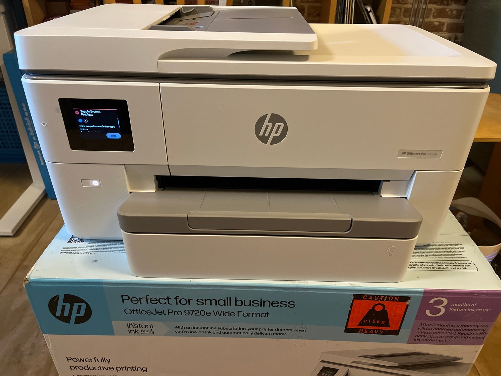 HP OfficeJet Pro 9720e Wide Format All-in-One Printer, Computers en Software, Printers, Ophalen, Inkjetprinter, All-in-one, Kleur printen