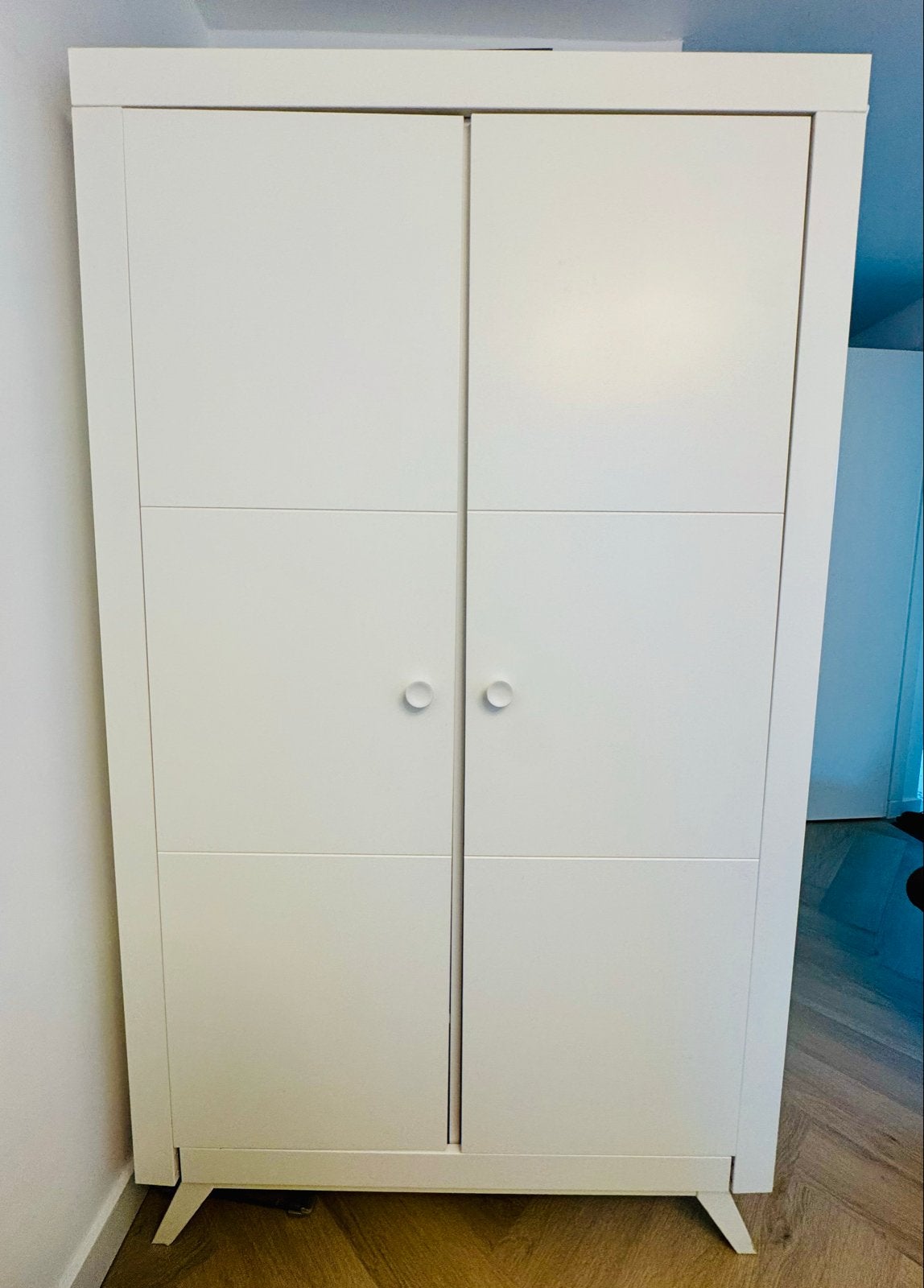 Witte kledingkast 185cm x 105cm x 55cm, Ophalen, Gebruikt, 100 tot 150 cm, 150 tot 200 cm