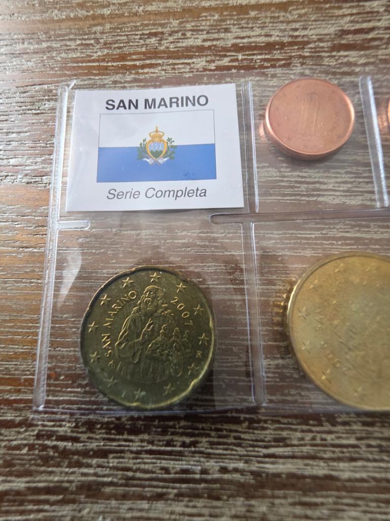San Marino Euromunten Set 2007 - Complete Serie, Ophalen of Verzenden, San Marino, Overige waardes, Setje