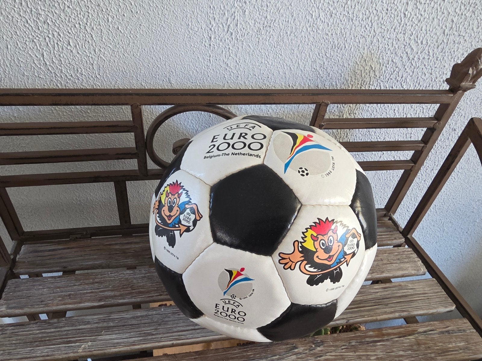 Officiële UEFA EURO 2000 Voetbal - Collectors Item, Ophalen, Zo goed als nieuw, Overige typen