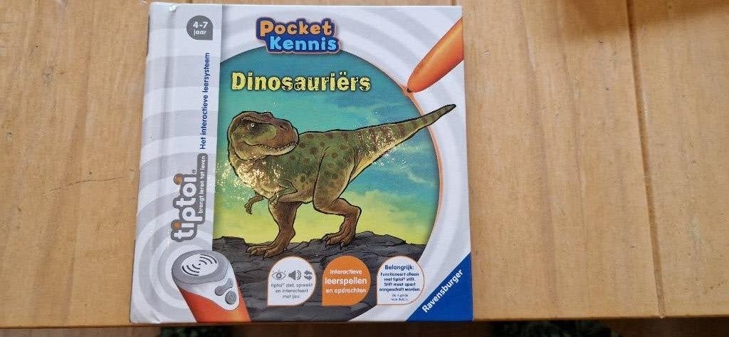 Tiptoi boek: dino's, Ophalen, Zo goed als nieuw, Ontdekken, Met geluid