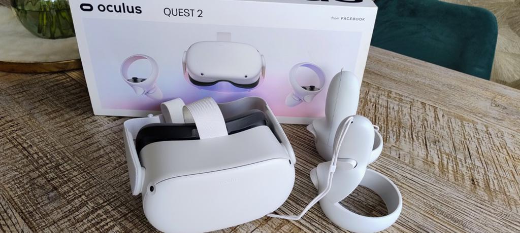 Oculus Quest 2 VR-bril 64GB - Zo goed als nieuw, Spelcomputers en Games, Virtual Reality, Ophalen of Verzenden, Zo goed als nieuw