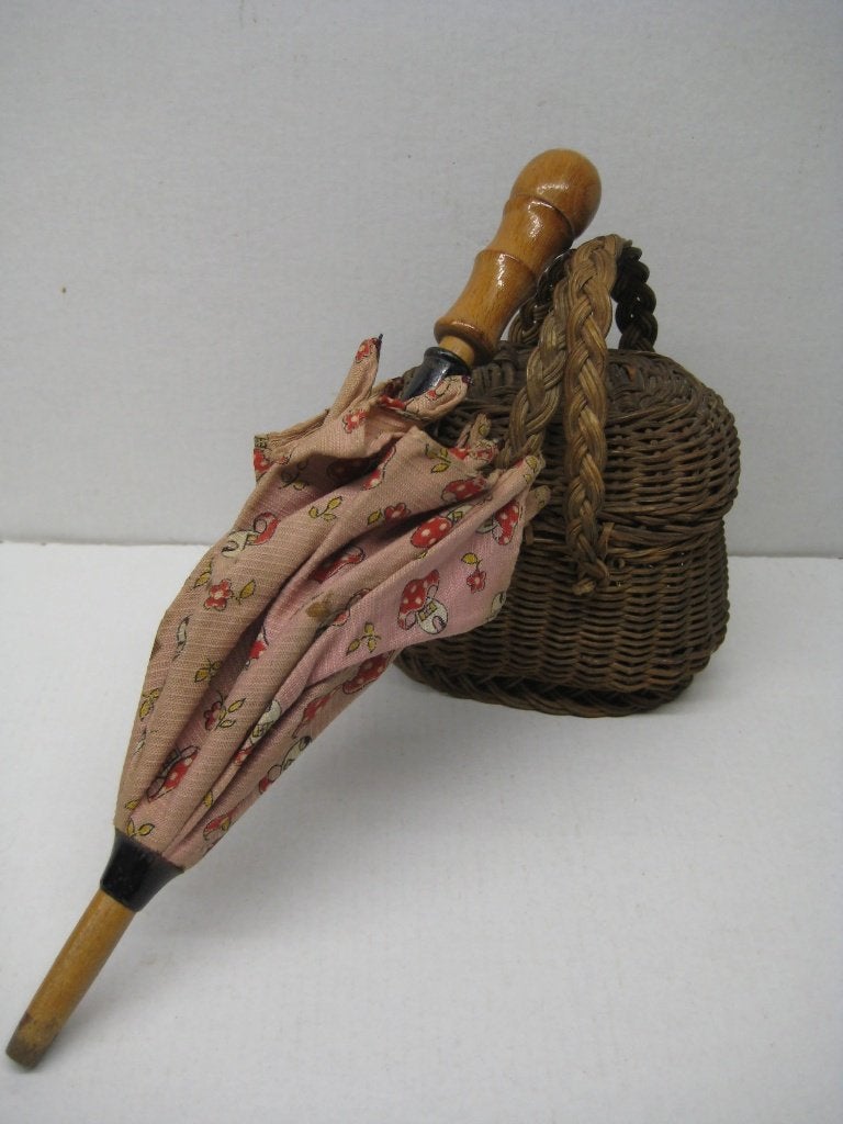 OUD POPPEN-PARAPLUUTJE KATHE KRUSE, Antiek en Kunst, Ophalen of Verzenden