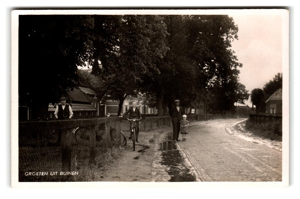 Buinen, Groeten uit Buinen, Verzenden, 1940 tot 1960, Ongelopen, Drenthe