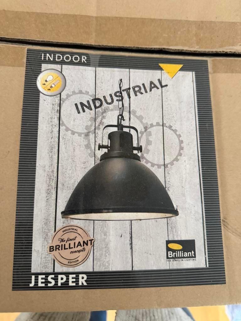 Industriele lamp Jesper, Ophalen of Verzenden, Nieuw, Metaal, Industrieel