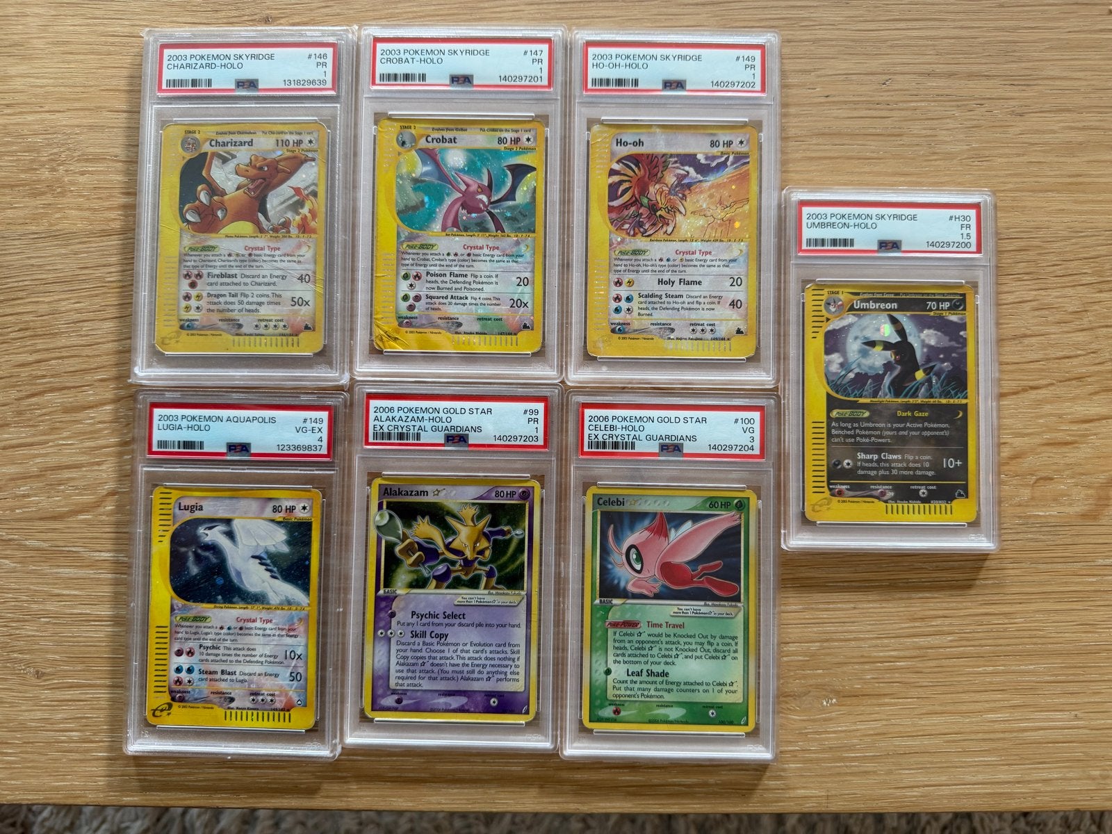 Zeldzame Pokémon kaarten collectie - Graded Holo's, Ophalen of Verzenden, Zo goed als nieuw, Meerdere kaarten, Foil