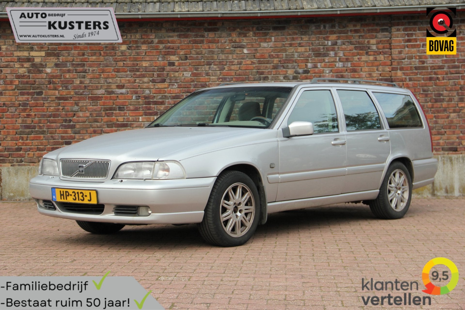 Volvo V70 2.5 |Trekhaak|Stoelverwarming|Meeneemprijs|, Stof, Gebruikt, Beige, 1434 kg